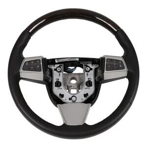 Steering Wheel, Ebony Leather & Wood, For 2011- 2012 Cadillac SRX GM# 22898834